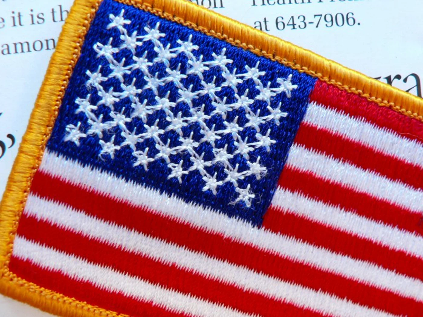 ミリタリーショップ 南国百貨店.COM|沖縄 ミリタリー ワッペン アメリカ国旗 １枚 [Y-221] - ミリタリー 記録写真4