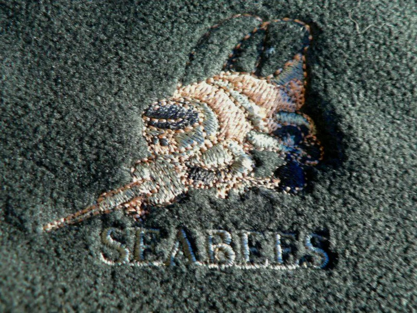 ミリタリーショップ 南国百貨店.COM|沖縄 SEABEES フリースCAP キャップ 黒 新品 [Z E-645] - 記録写真6
