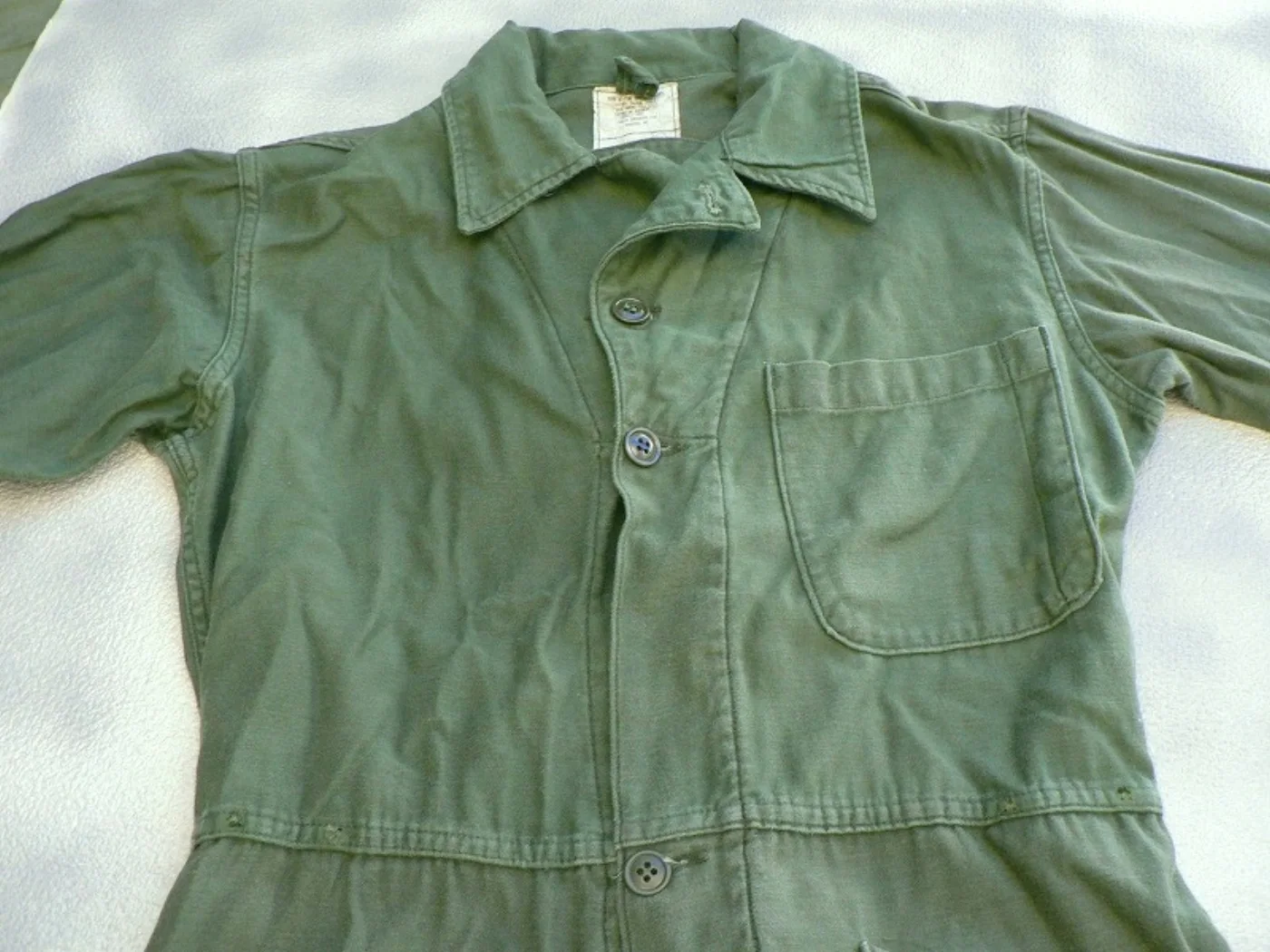 ミリタリーショップ 南国百貨店.COM|沖縄 COVERALLS MENS 米軍実物 ミリタリーつなぎ -S- [J-3 記録写真3