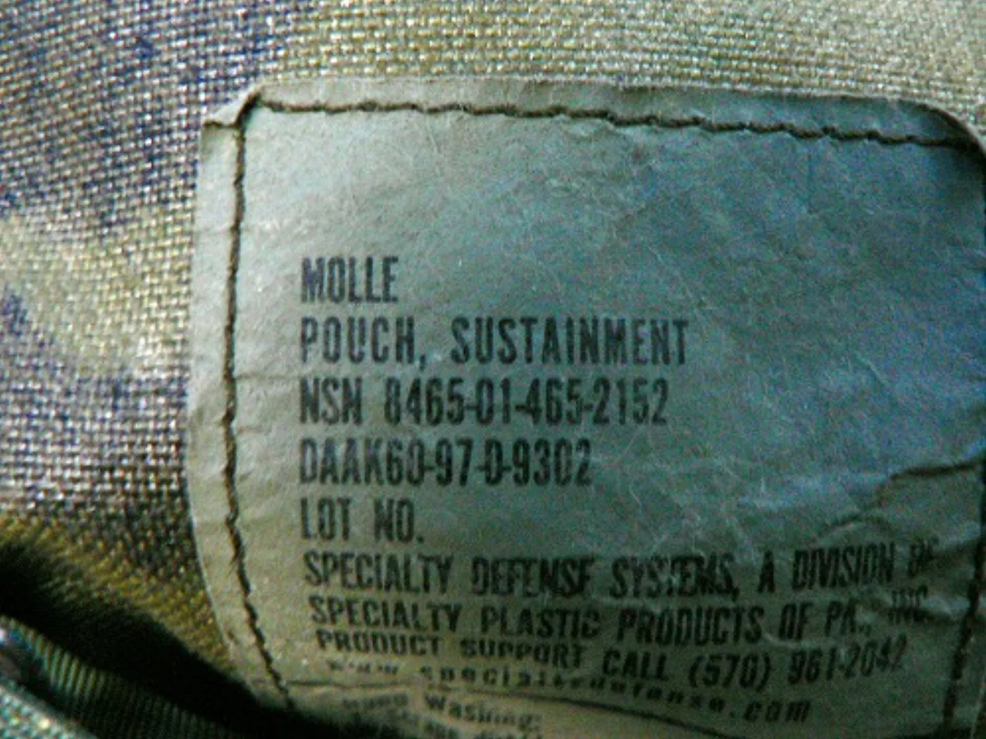 ミリタリーショップ 南国百貨店.COM|沖縄 MOLLE POUCH SUSTAINMENT [F-239] - MOL 記録写真5