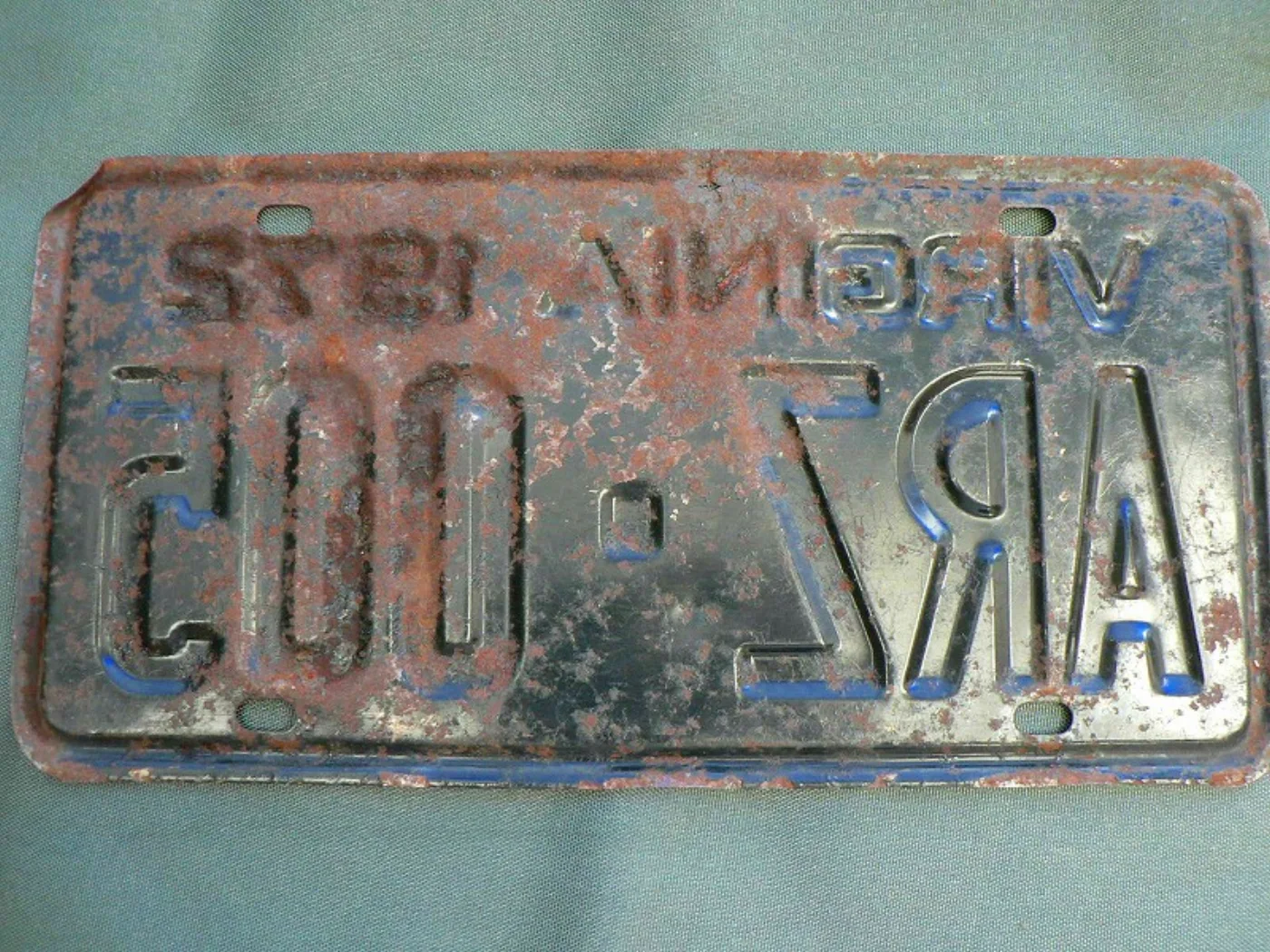 ミリタリーショップ 南国百貨店.COM|沖縄 VIRGINIA ナンバープレート [Z B-834] - VIRGINI 記録写真6