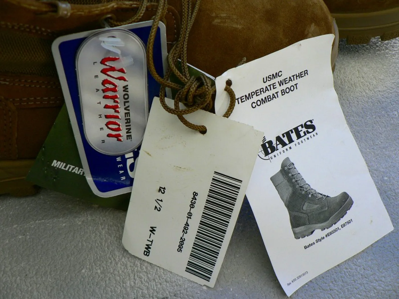 ミリタリーショップ 南国百貨店.COM|沖縄 ゴアテックス デザートブーツ BATES 12.5R GORE-TEX 新 記録写真6