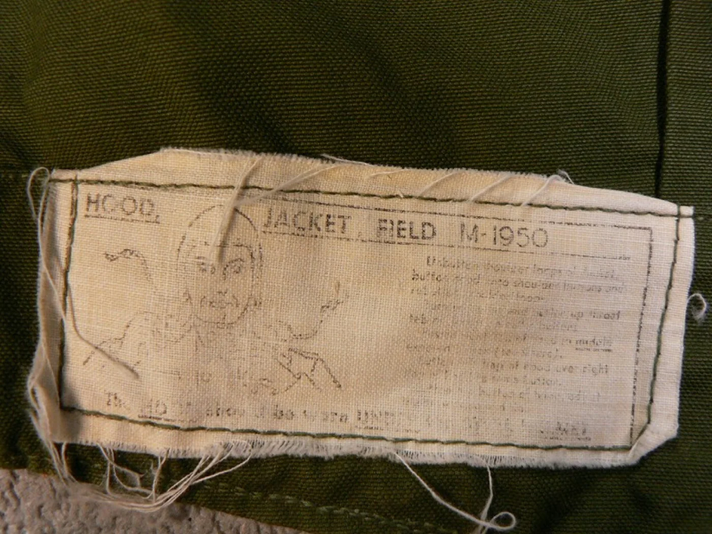 ミリタリーショップ 南国百貨店.COM|沖縄 HOOD JACKET FIELD M-1950 [Z C-1031] - 記録写真4