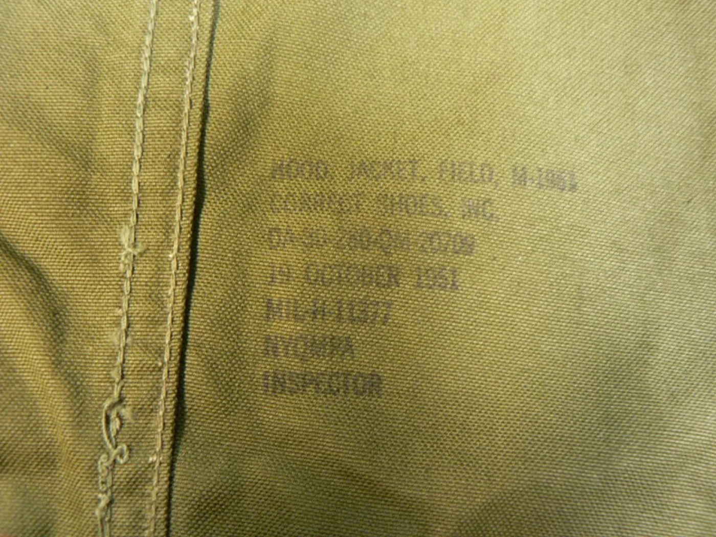 ミリタリーショップ 南国百貨店.COM|沖縄 HOOD JACKET FIELD M-1950 [Z C-1031] - 記録写真6