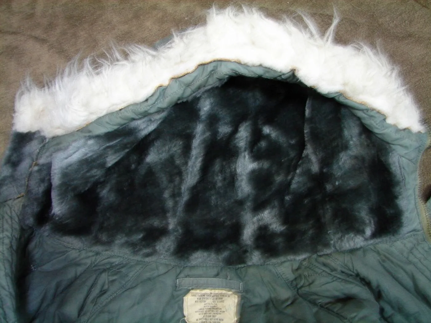ミリタリーショップ 南国百貨店.COM|沖縄 N-3B PARKA EXTREME COLD WEATHER -XL- 記録写真4