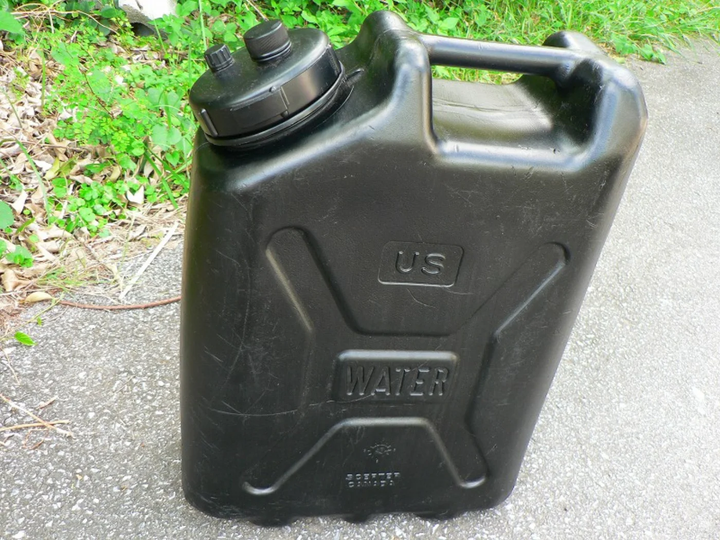 ミリタリーショップ 南国百貨店.COM|沖縄 WATER 水管 プラスチック 黒 [B-875] - WATER 水管 記録写真2