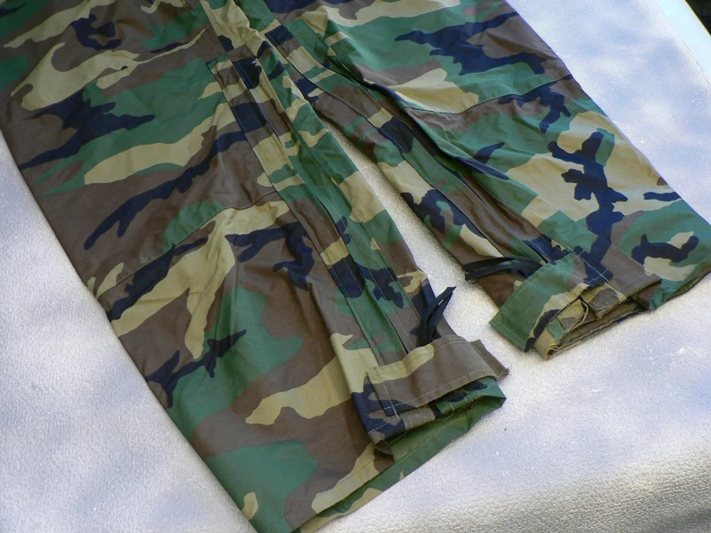 ミリタリーショップ 南国百貨店.COM|沖縄 迷彩 レインパンツ -L- [K-285] - 迷彩 レインパンツサイズ： 記録写真4