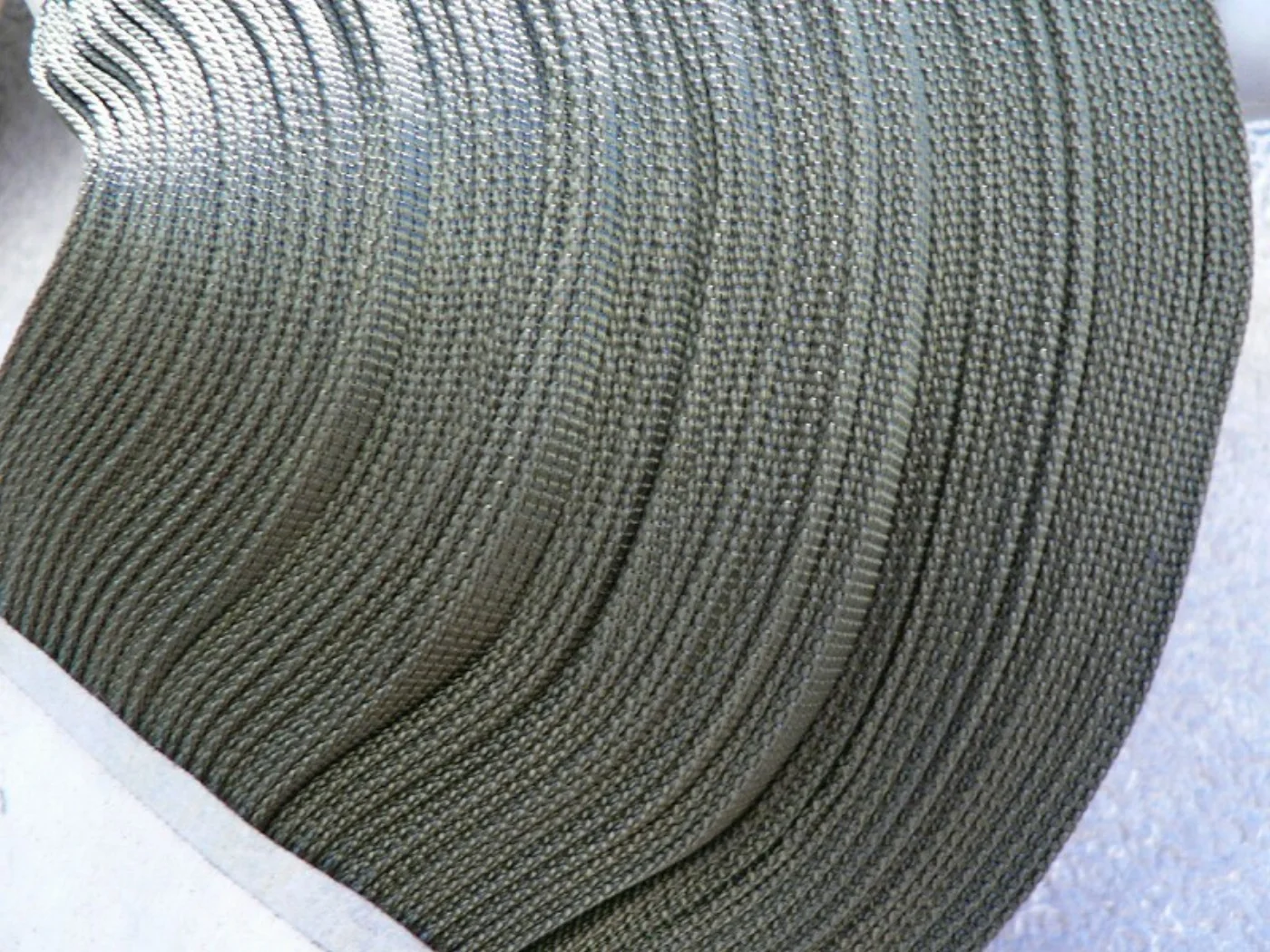 ミリタリーショップ 南国百貨店.COM|沖縄 ■切り売りサービス■平ロープ1.5cm x 1M 好きな長さをご注文下さい 記録写真5