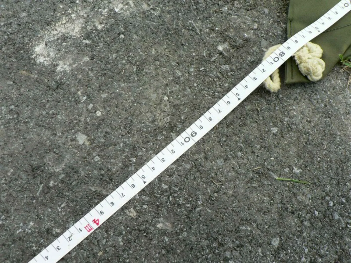 コンバットテントの生地のみ１枚 未使用品ですが、保管時の汚れしわが有る場合がございます 記録写真5