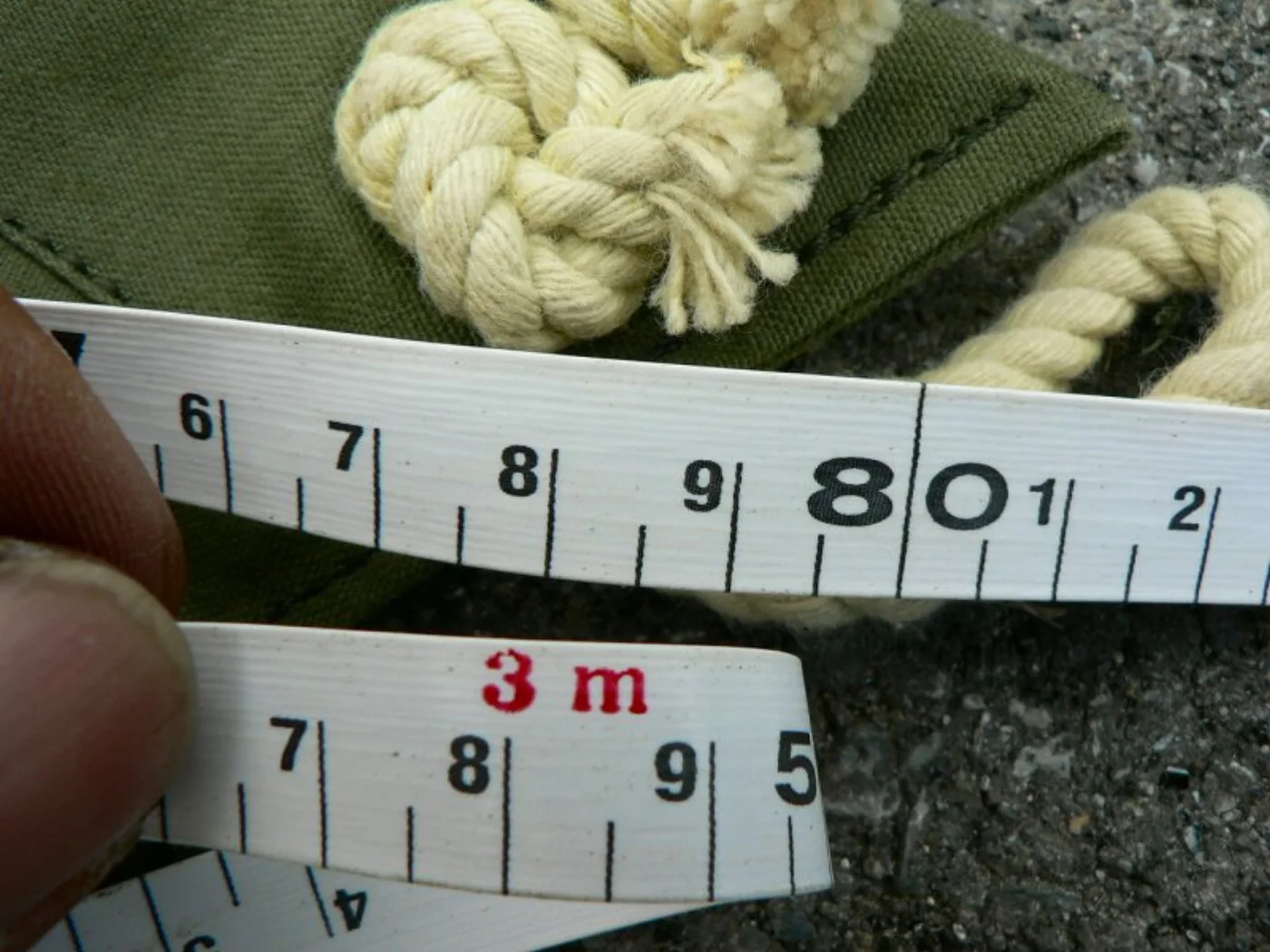 コンバットテントの生地のみ１枚 未使用品ですが、保管時の汚れしわが有る場合がございます 記録写真6