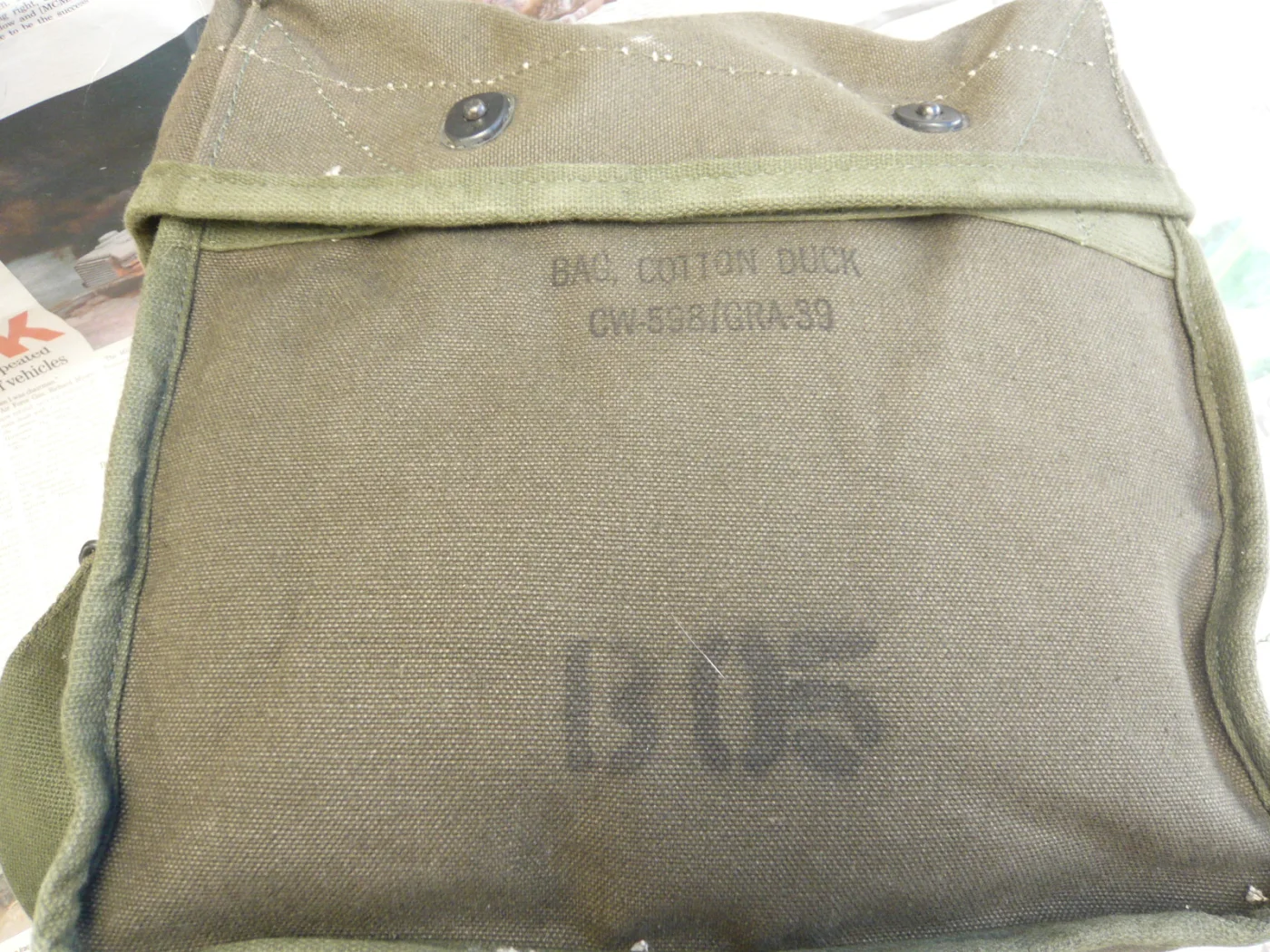 ミリタリーショップ 南国百貨店.COM|沖縄 四角いショルダーバッグ [A-293] - 四角いショルダーバッグ米軍放出 記録写真5