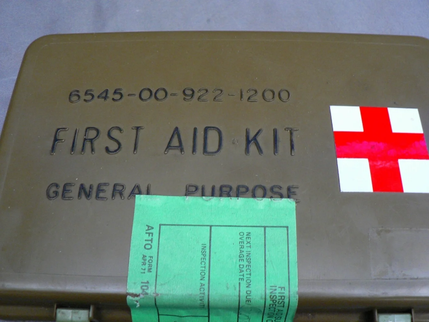 ミリタリーショップ 南国百貨店.COM|沖縄 FIRST AID KIT 中味入り ハサミ付き [D-1275] - F 記録写真3