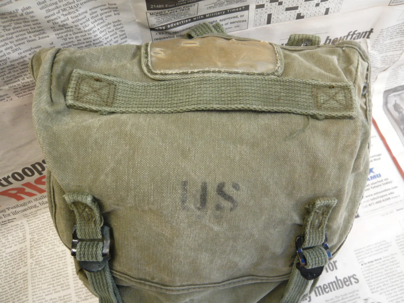 ミリタリーショップ 南国百貨店.COM|沖縄 ショルダーバッグ サイズ：約２２cm×２２cm×１３cm [A-297] 記録写真3