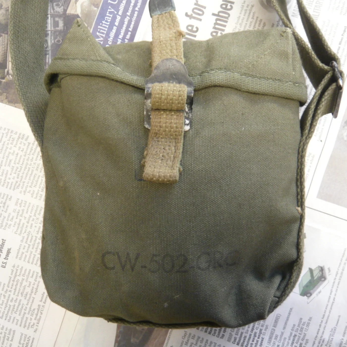ミリタリーショップ 南国百貨店.COM|沖縄 ショルダーバッグ サイズ：約15cm×19cm×8cm [A-298] - 記録写真3