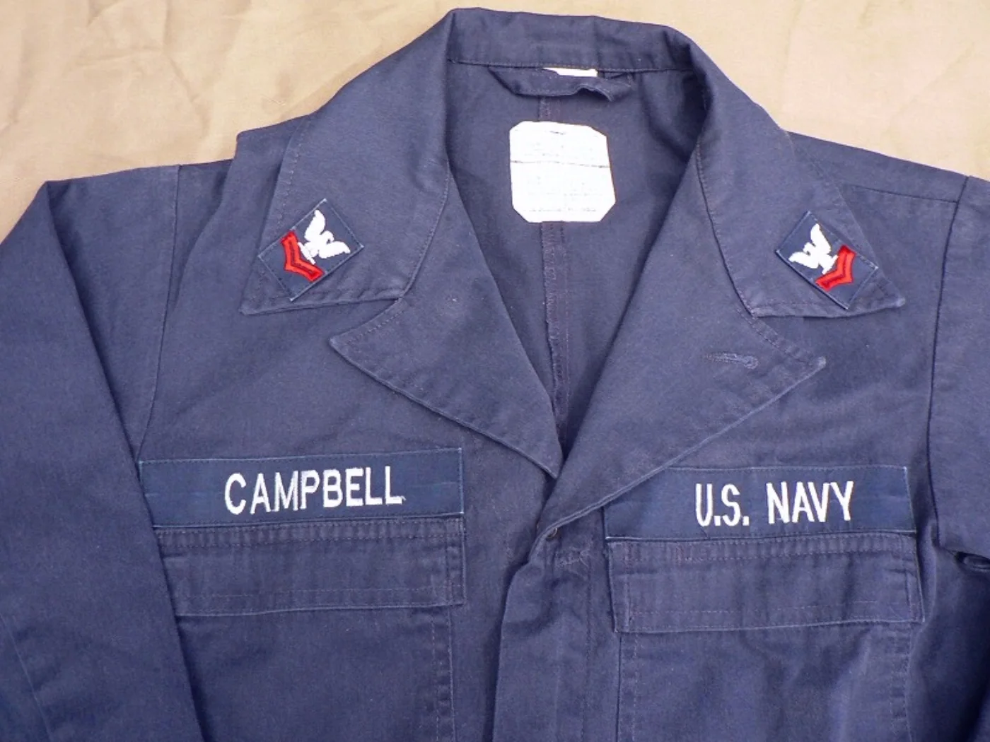 ミリタリーショップ 南国百貨店.COM|沖縄 U.S.NAVY ミリタリーつなぎ COVERALL UTILITY 34 記録写真5