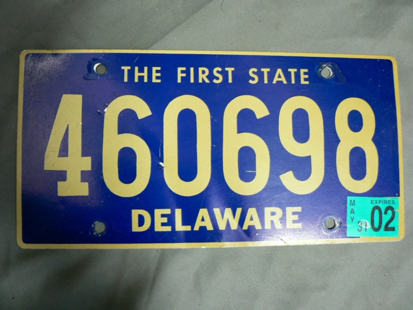 ミリタリーショップ 南国百貨店.COM|沖縄 米軍ナンバープレート THE FIRST STATE DELAWARE [ 記録写真2
