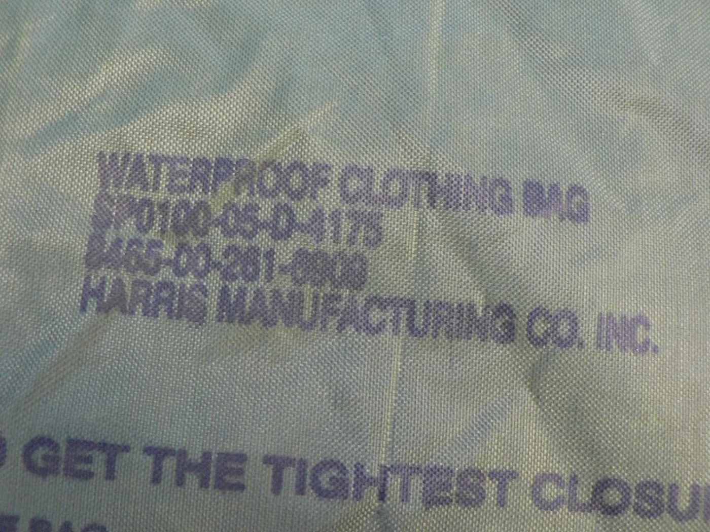 ミリタリーショップ 南国百貨店.COM|沖縄 防水袋 BAG WATERPROOF CLOTHING [Z A-467] 記録写真4
