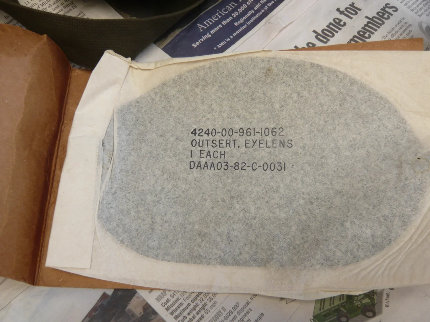 ミリタリーショップ 南国百貨店.COM|沖縄 CHEMICAL BAG [A-308] - CHEMICAL BAG薄型 記録写真7