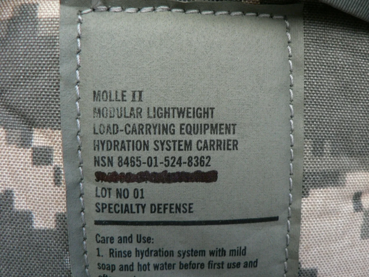 ミリタリーショップ 南国百貨店.COM|沖縄 MOLLE II MODULAR LIGHTWEIGHT HYDRATIO 記録写真5