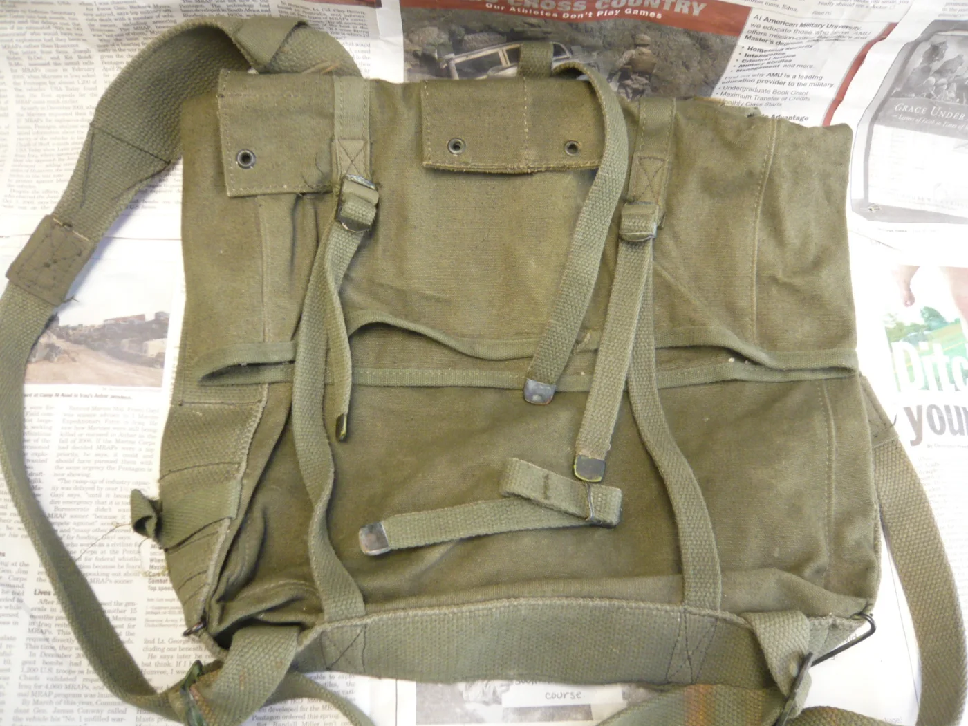 ミリタリーショップ 南国百貨店.COM|沖縄 FIELD PACK CANVAS COMBAT DSA100-67 [A 記録写真2