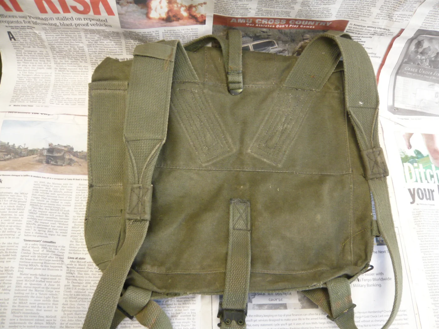 ミリタリーショップ 南国百貨店.COM|沖縄 FIELD PACK CANVAS COMBAT DSA100-67 [A 記録写真3