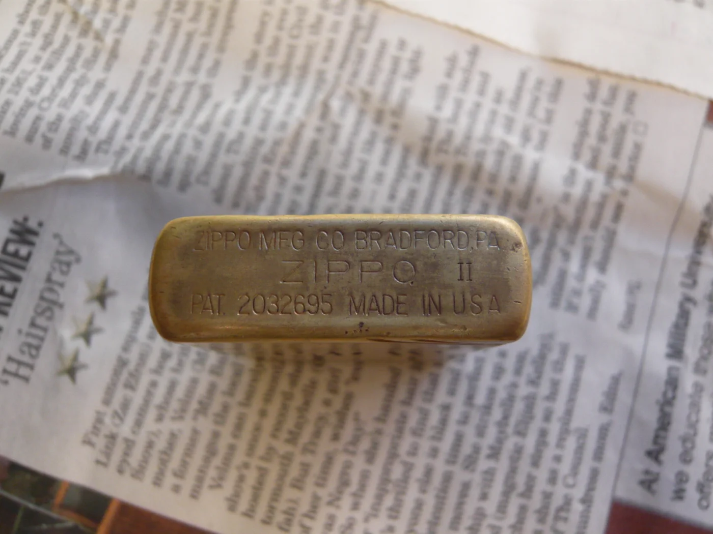 ミリタリーショップ 南国百貨店.COM|沖縄 アンティーク Zippo [D-614] - ZIPPO MFG CO B 記録写真4