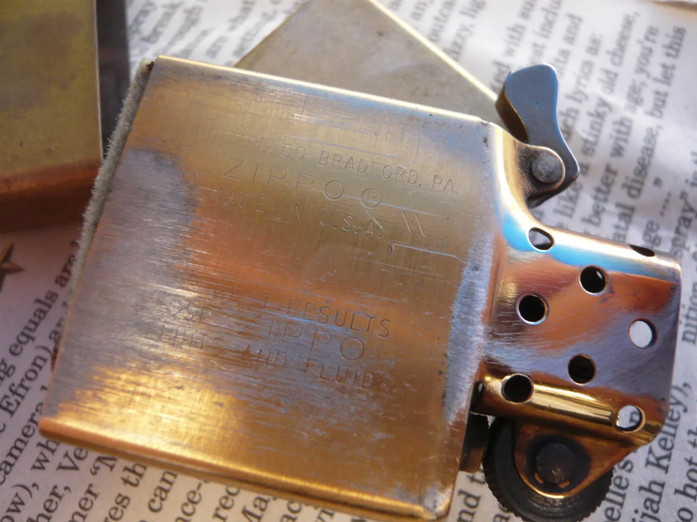 ミリタリーショップ 南国百貨店.COM|沖縄 アンティーク Zippo [D-614] - ZIPPO MFG CO B 記録写真7