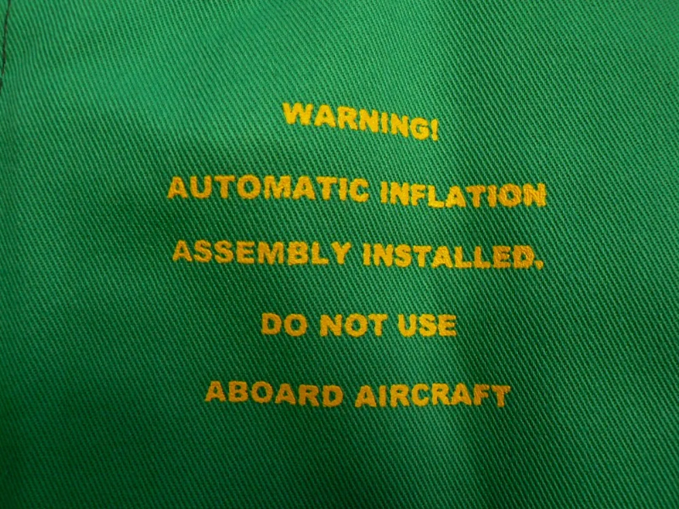 ミリタリーショップ 南国百貨店.COM|沖縄 LIFE PRESERVER VEST FLIGHT DECK -L- 新 記録写真5
