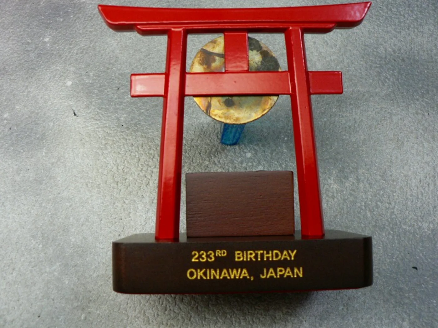 ミリタリーショップ 南国百貨店.COM|沖縄 USMC トリイの置物 233RD BIRTHDAY OKINAWA JA 記録写真8