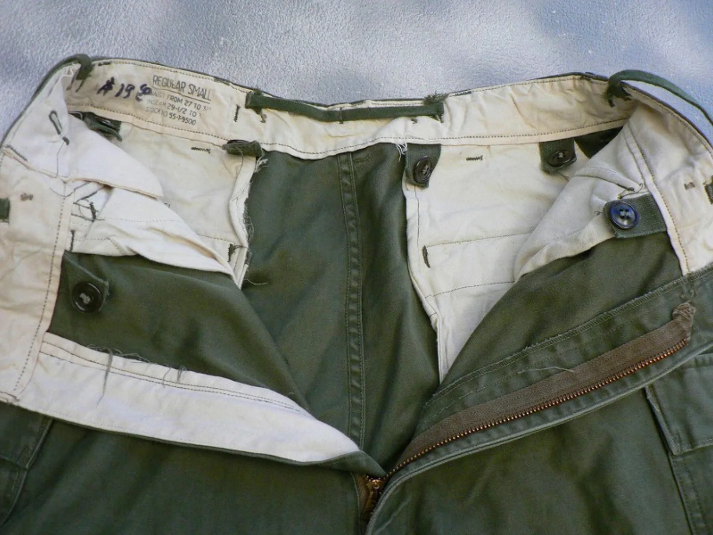 ミリタリーショップ 南国百貨店.COM|沖縄 M-1951 パンツ [G-743] - M-1951 パンツS-R極上品 記録写真8
