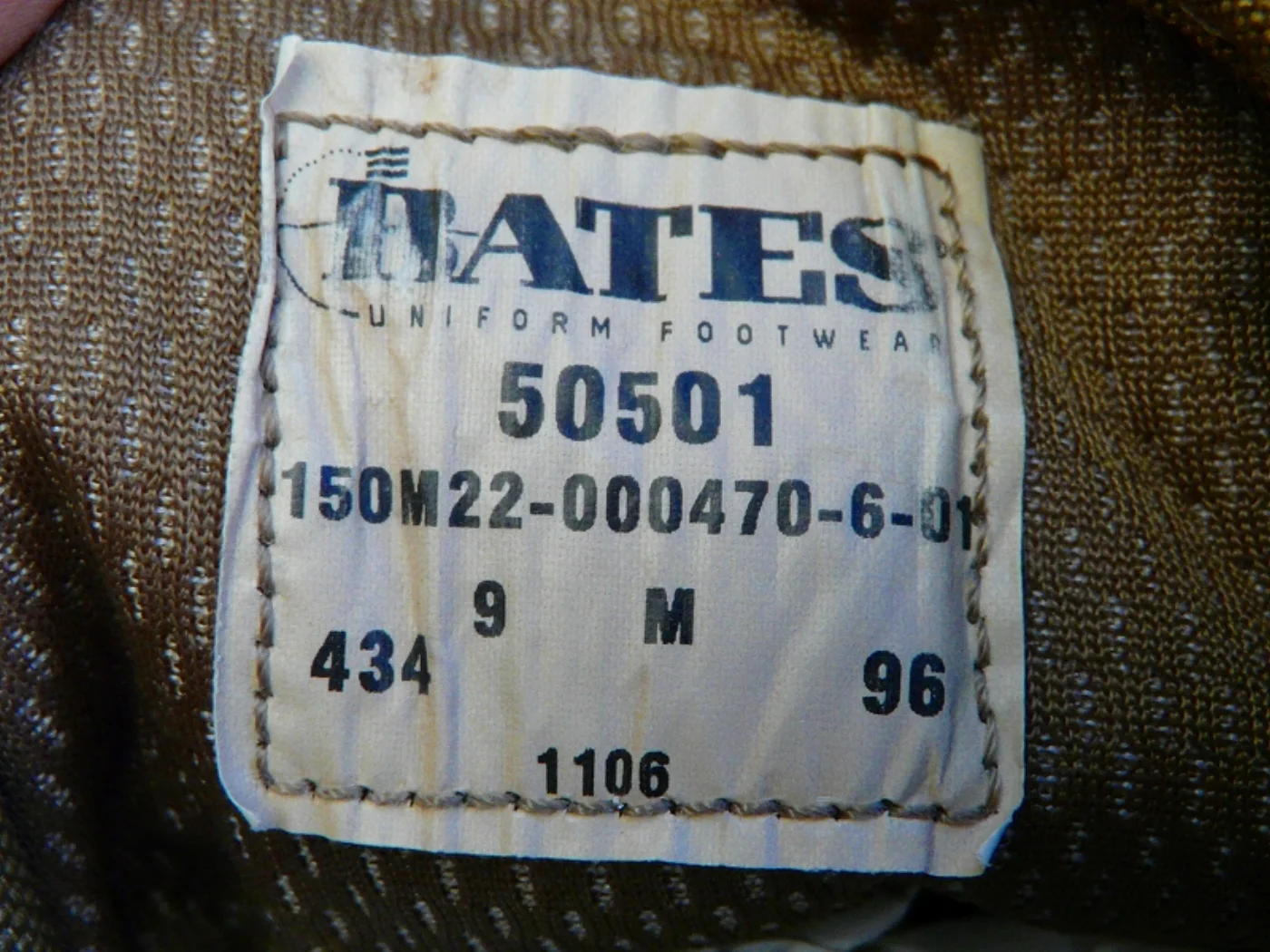 ミリタリーショップ 南国百貨店.COM|沖縄 デザートブーツ BATES 9M(27cm) [B-947] - デザート 記録写真2