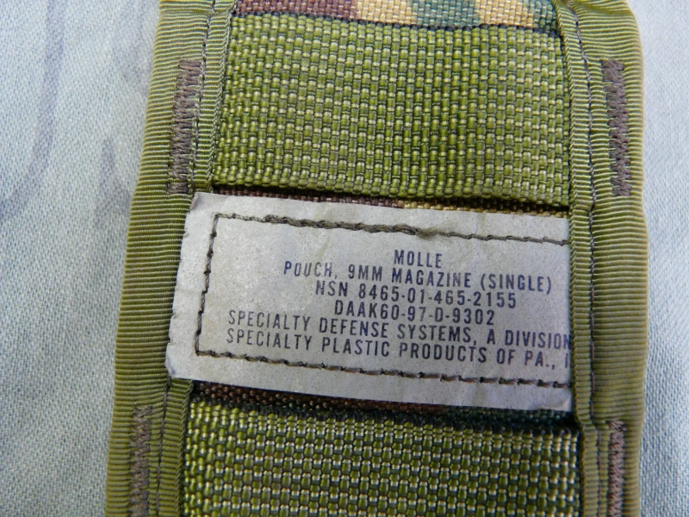 ミリタリーショップ 南国百貨店.COM|沖縄 MOLLE POUCH 9MM MAGAZINE(SINGLE) [Z C 記録写真4