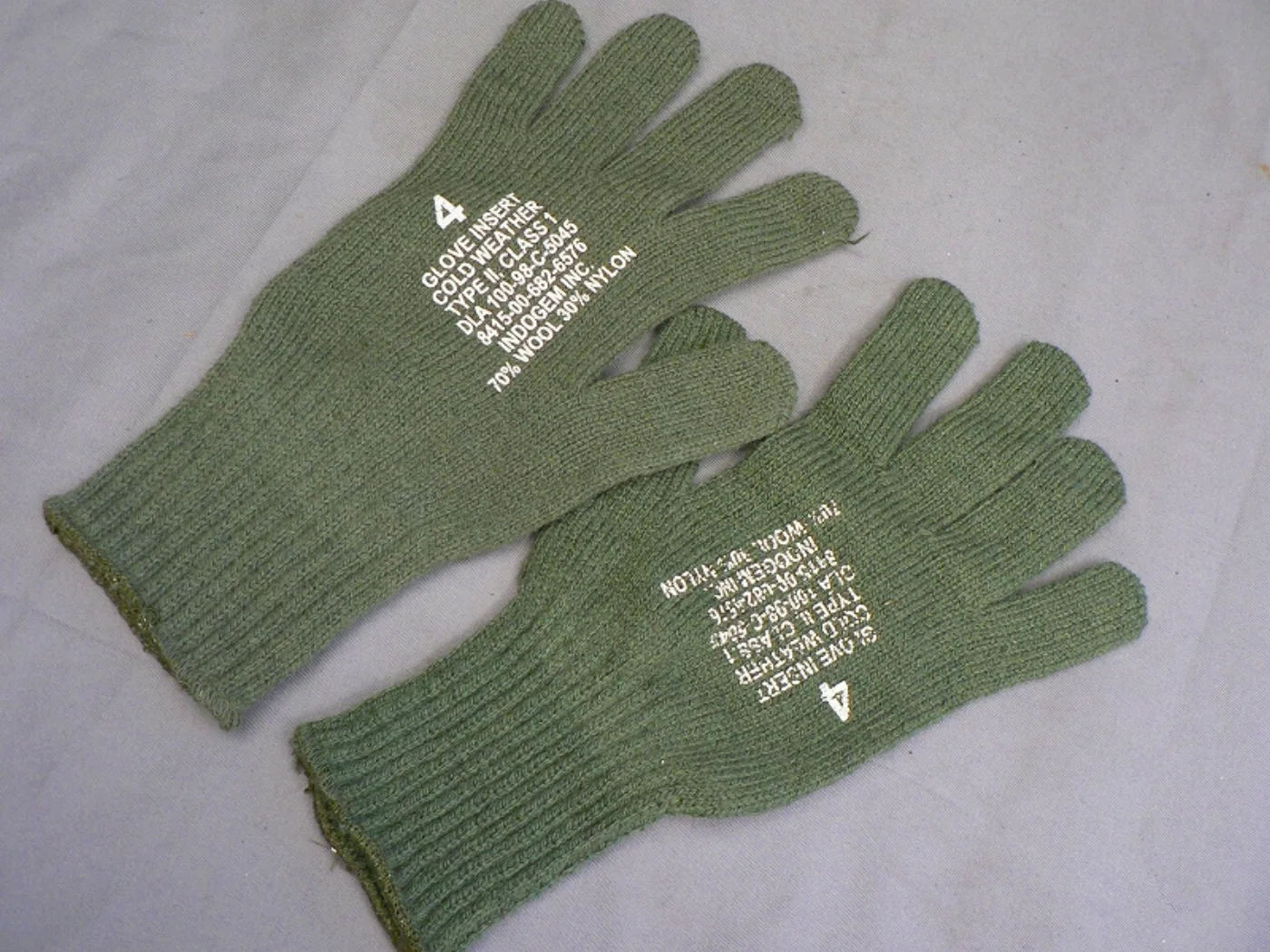 ミリタリーショップ 南国百貨店.COM|沖縄 GLOVE INSERT COLD WEATHER TYPE II DLA 記録写真3