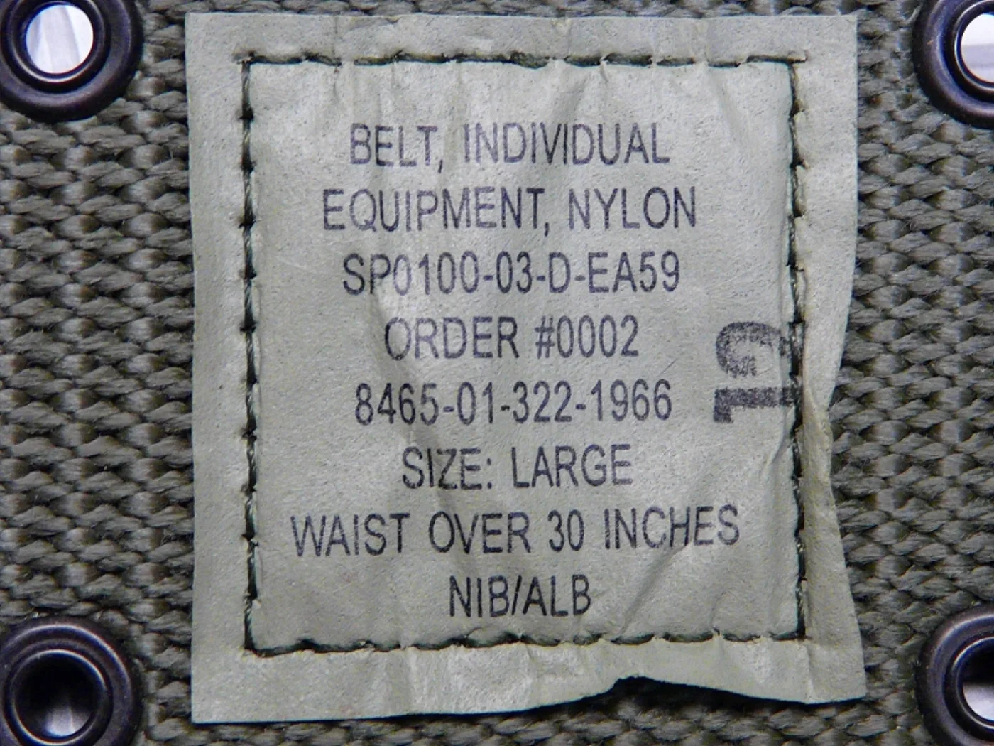 ミリタリーショップ 南国百貨店.COM|沖縄 新型ピストルベルト BELT INDIVIDUAL EQUIPMENT - 記録写真5