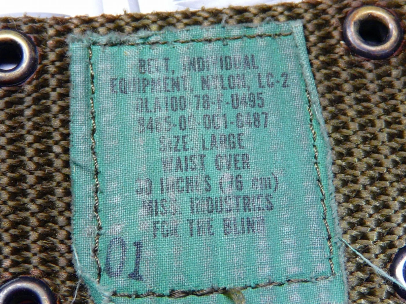 ミリタリーショップ 南国百貨店.COM|沖縄 ピストルベルト BELT INDIVIDUAL LC-2 -L- [E-1 記録写真6