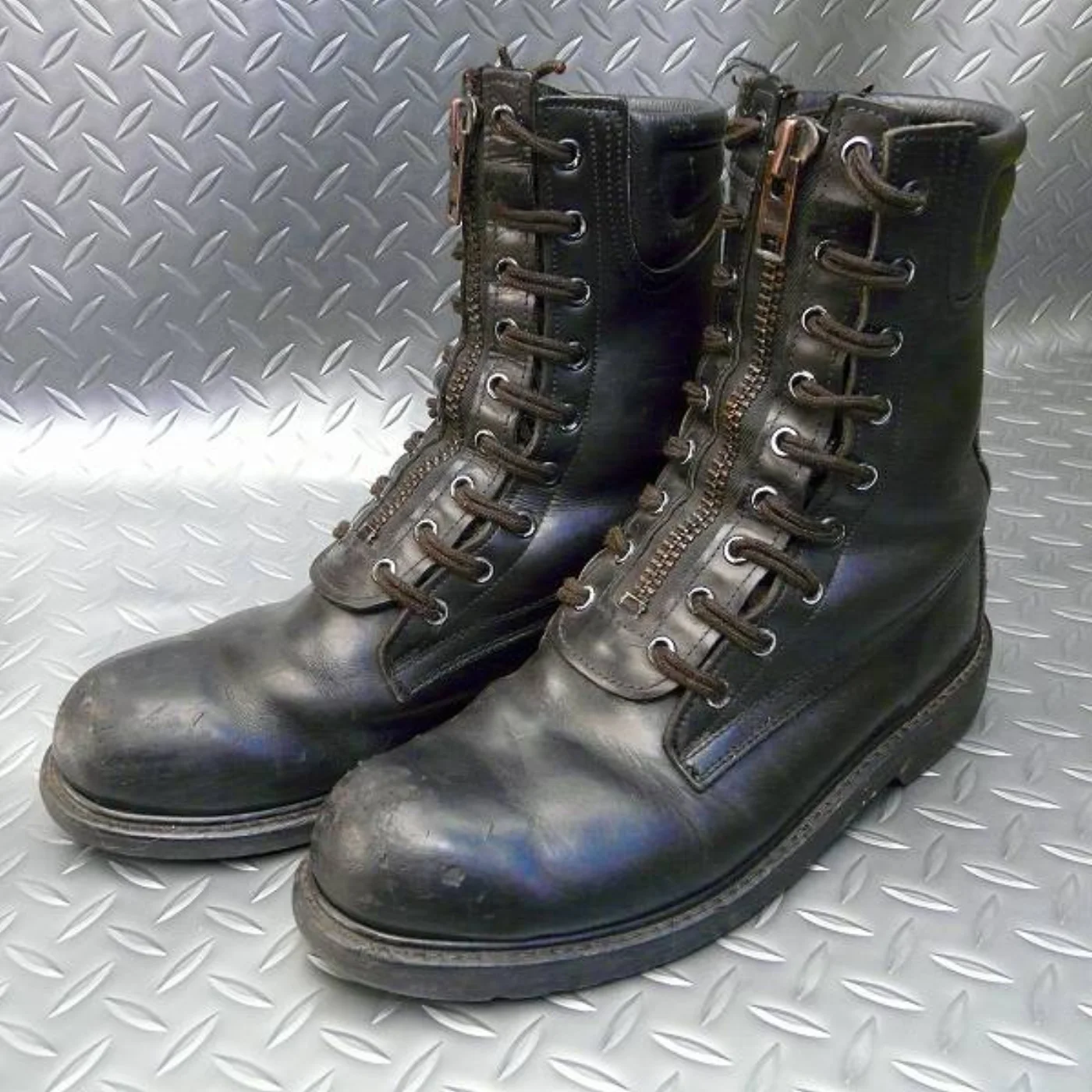 ミリタリーショップ 南国百貨店.COM|沖縄 USAF レザーコンバットブーツ ジッパー式 7(1/2)JP25.5cm 記録写真3