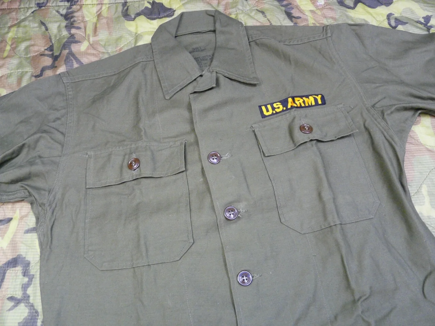 ミリタリーショップ 南国百貨店.COM|沖縄 JACKET MANS COTTON SATEEN OLIBE FREEN 記録写真3
