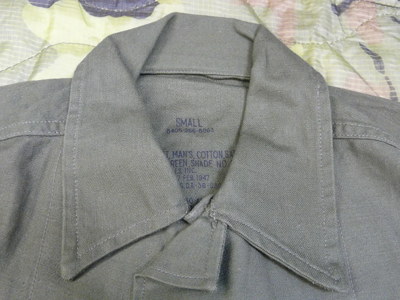 ミリタリーショップ 南国百貨店.COM|沖縄 JACKET MANS COTTON SATEEN OLIBE FREEN 記録写真5