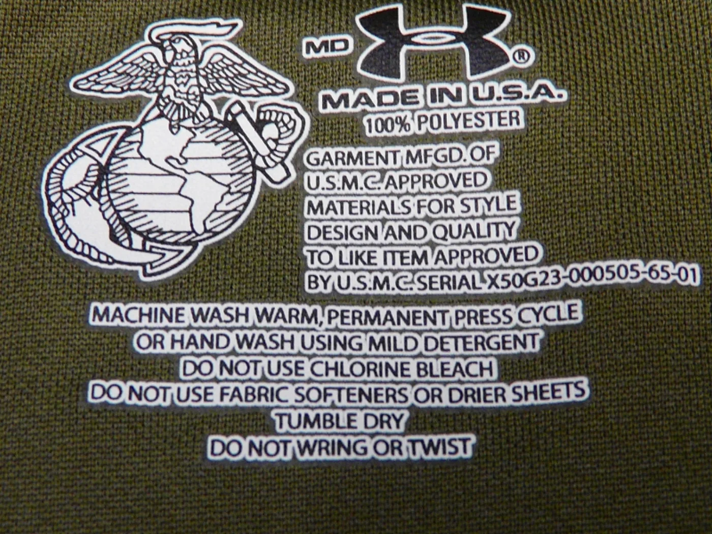 ミリタリーショップ 南国百貨店.COM|沖縄 UNDER ARMOUR USMC Tシャツ -M- [G-790] - 記録写真5