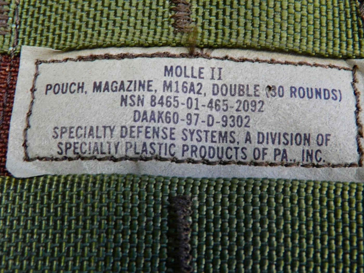ミリタリーショップ 南国百貨店.COM|沖縄 MOLLE II POUCH MAGAZINE M16A2 DOUBLE( 記録写真5