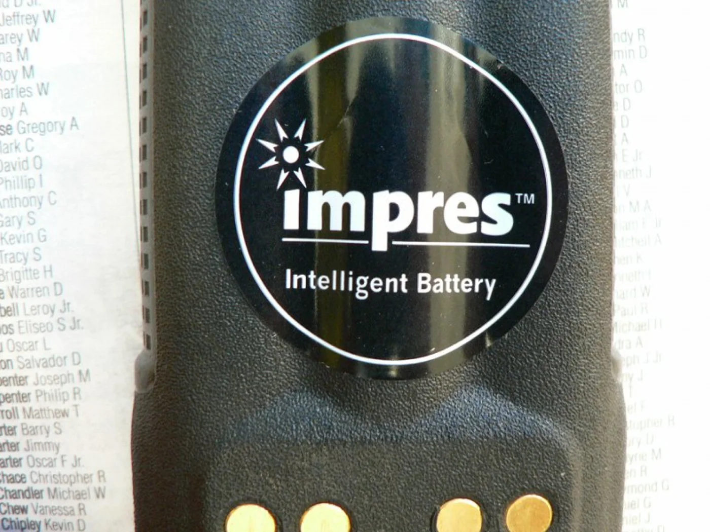 ミリタリーショップ 南国百貨店.COM|沖縄 impres バッテリー 新品放出品 [D-968] - MOTOROLA 記録写真5