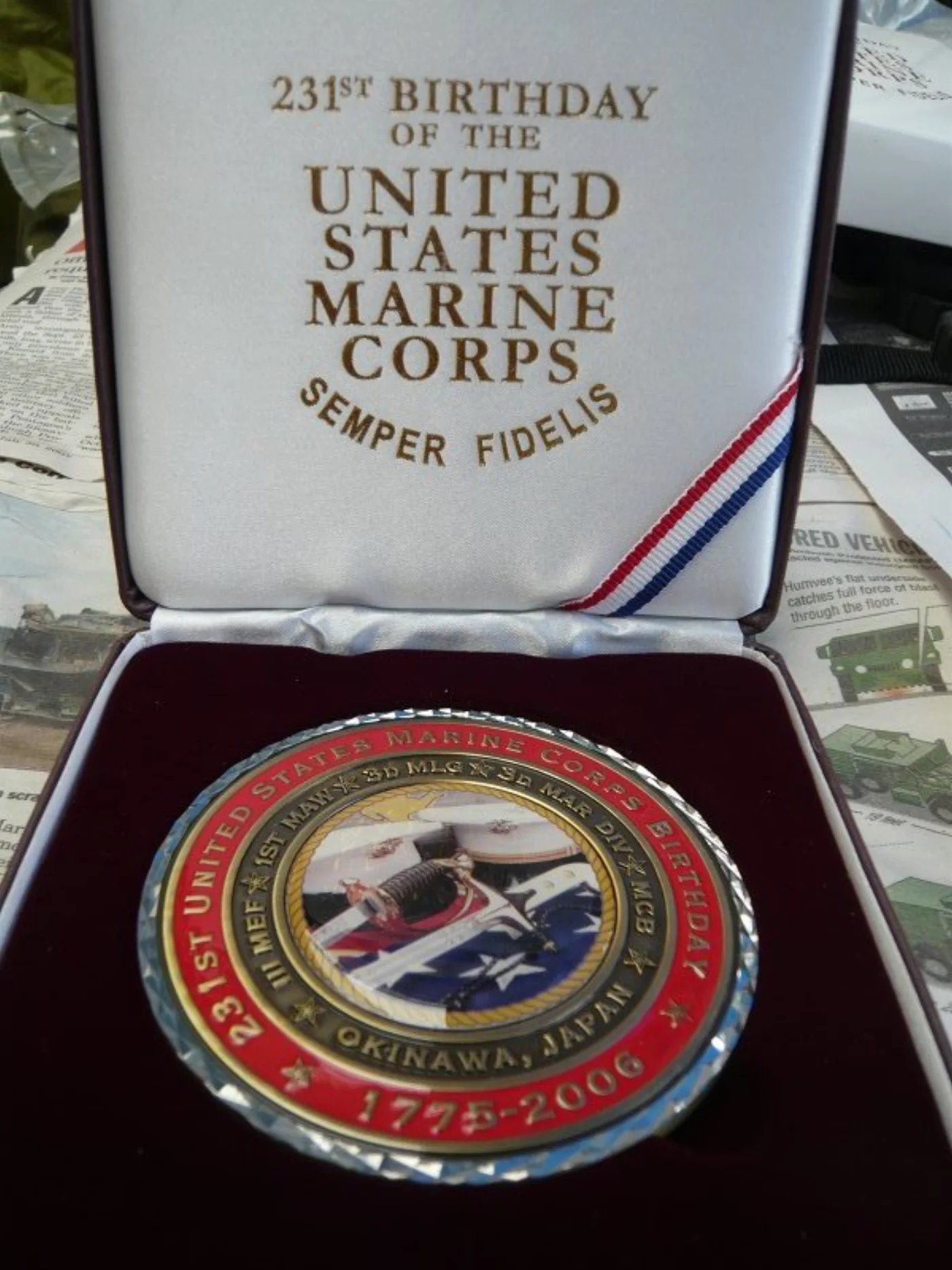 ミリタリーショップ 南国百貨店.COM|沖縄 USMC 231周年記念メダル [D-632] - USMC 231周年記 記録写真5