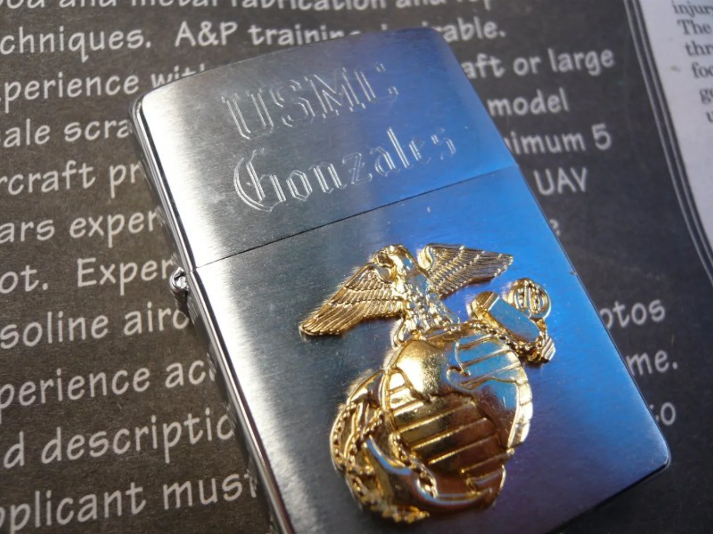 ミリタリーショップ 南国百貨店.COM|沖縄 Zippo USMC [D-624] - Zippo USMC未使用品 記録写真3
