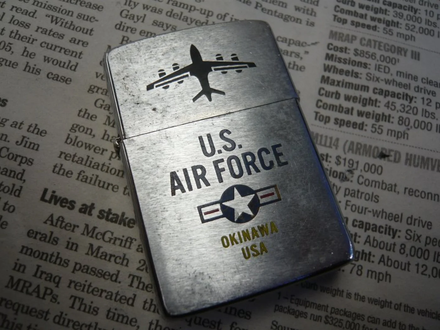 ミリタリーショップ 南国百貨店.COM|沖縄 U.S.AIR FORCE OKINAWA USA [D-625] - U 記録写真2
