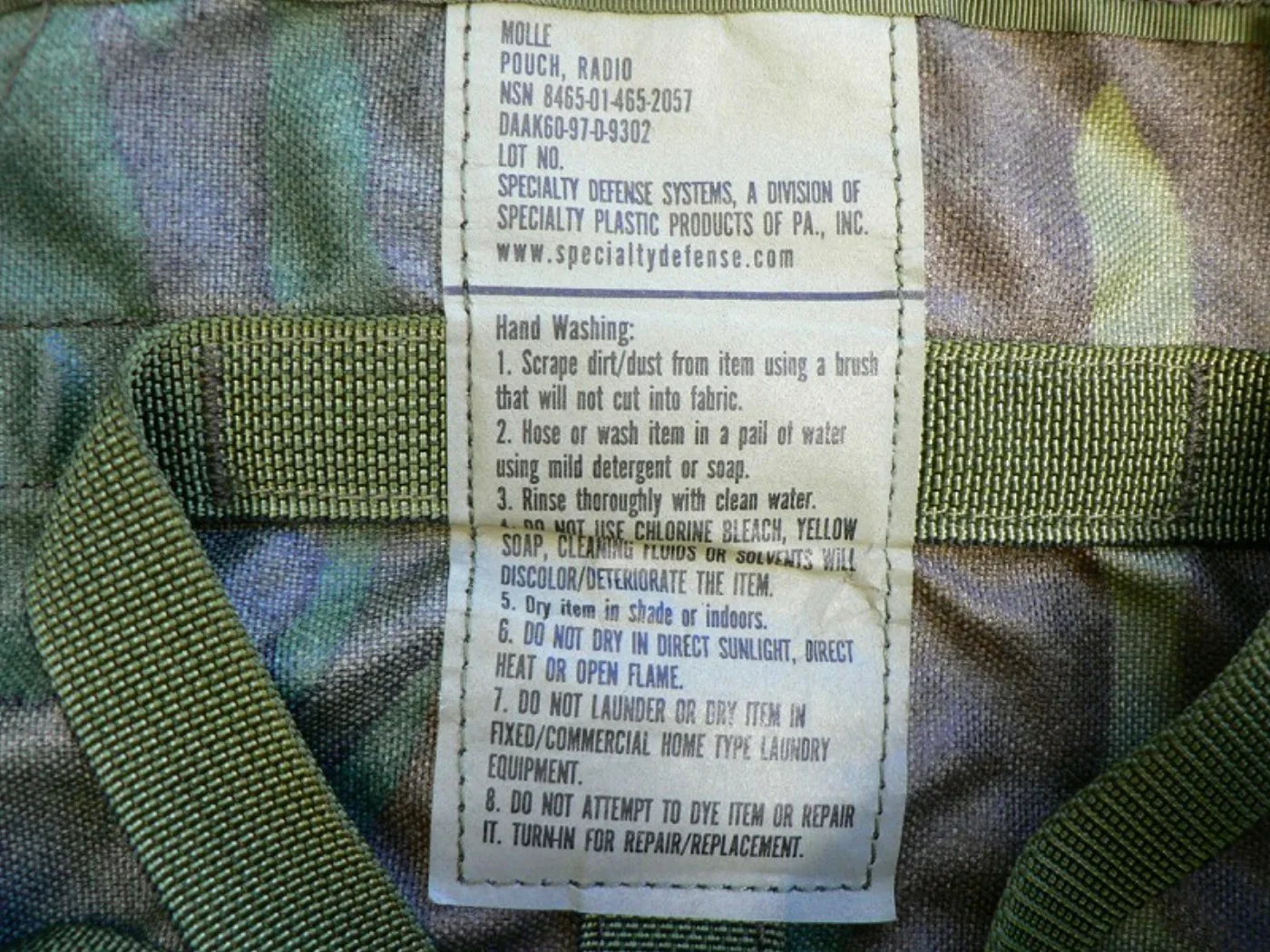 ミリタリーショップ 南国百貨店.COM|沖縄 MOLLE POUCH RADIO 極上品 [ZZ C-1009] - M 記録写真5