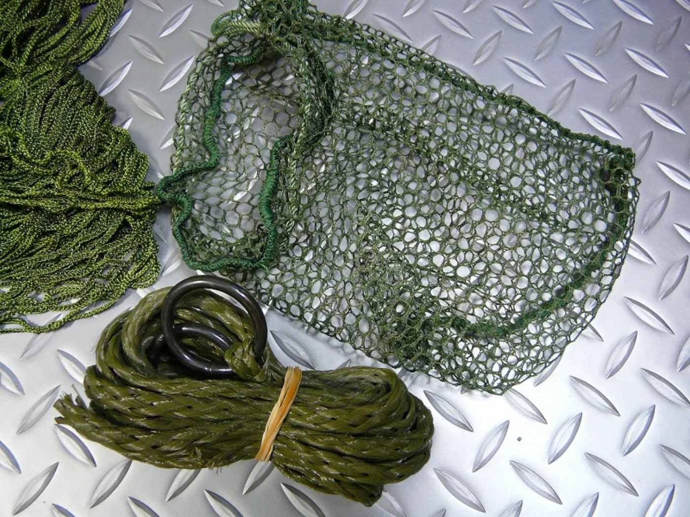 ミリタリーショップ 南国百貨店.COM|沖縄 米軍 ハンモック 未使用品 [E-1044] - メッシュのハンモック米軍 記録写真3