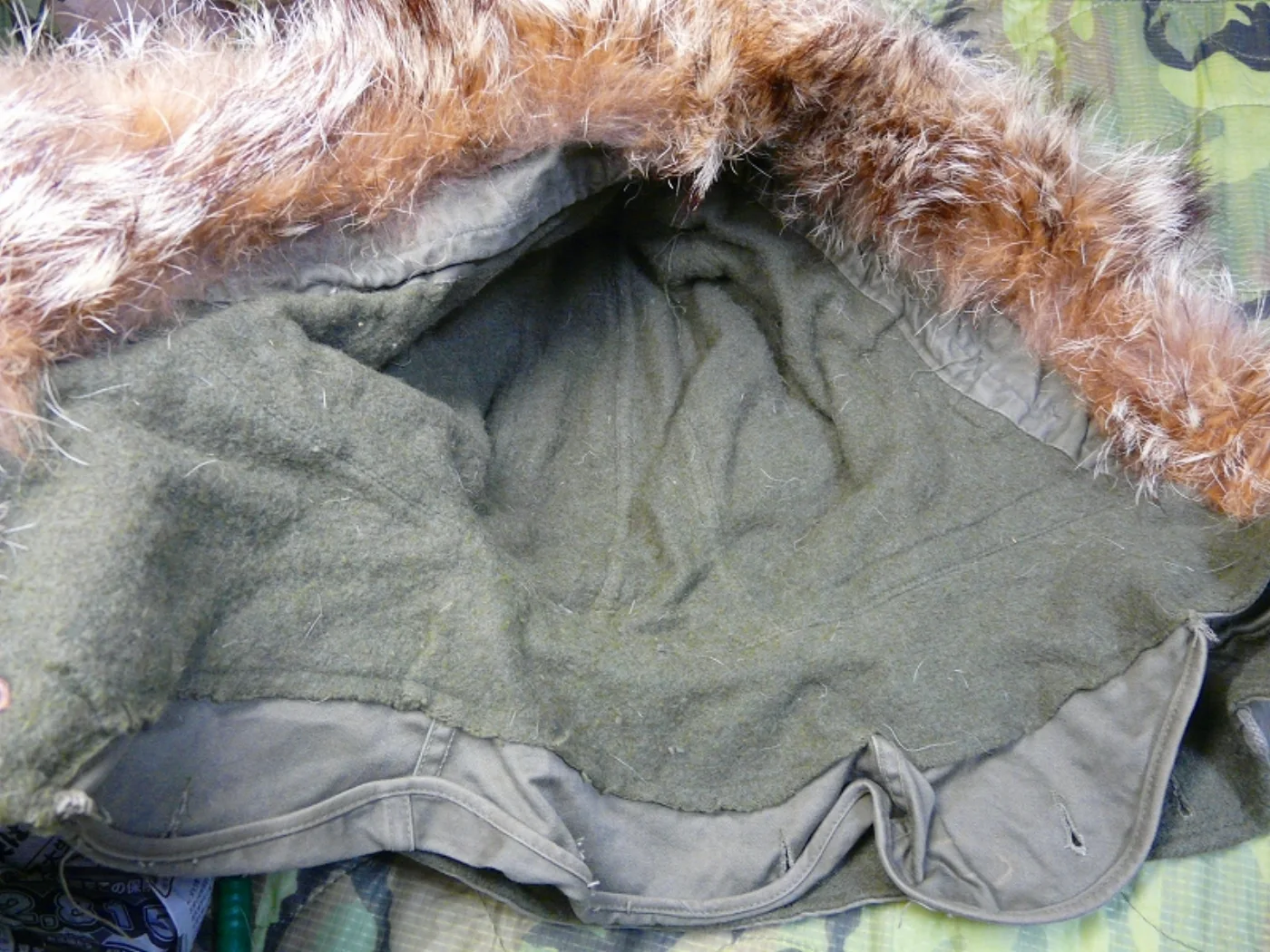 ミリタリーショップ 南国百貨店.COM|沖縄 PARKA MANS M-65＋コヨーテフード [Z E-992＋M65モ 記録写真5