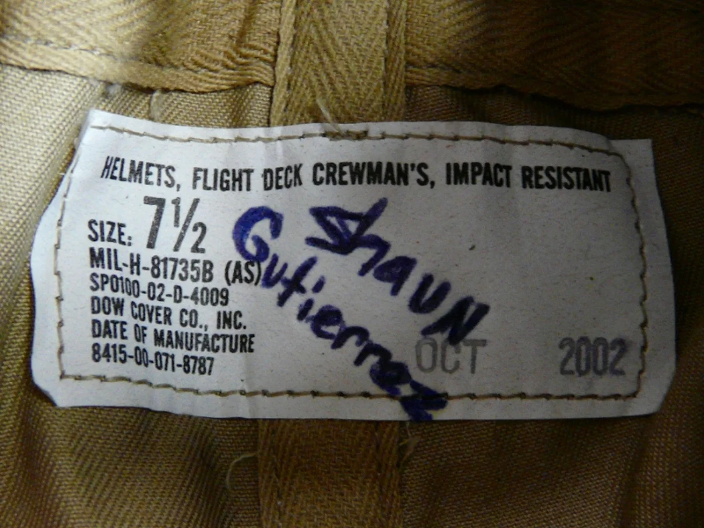 ミリタリーショップ 南国百貨店.COM|沖縄 HELMETS FLIGHT DECK CREWMANS INPACT R 記録写真5