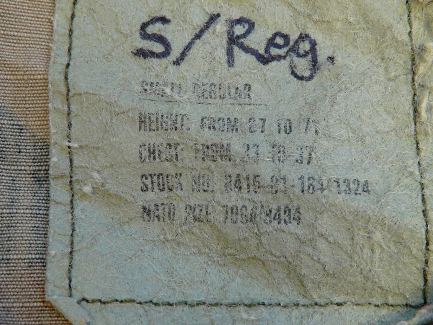 ミリタリーショップ 南国百貨店.COM|沖縄 BDU ジャケット ウッドランド Rip-Stop S-R [Z-1255 記録写真7