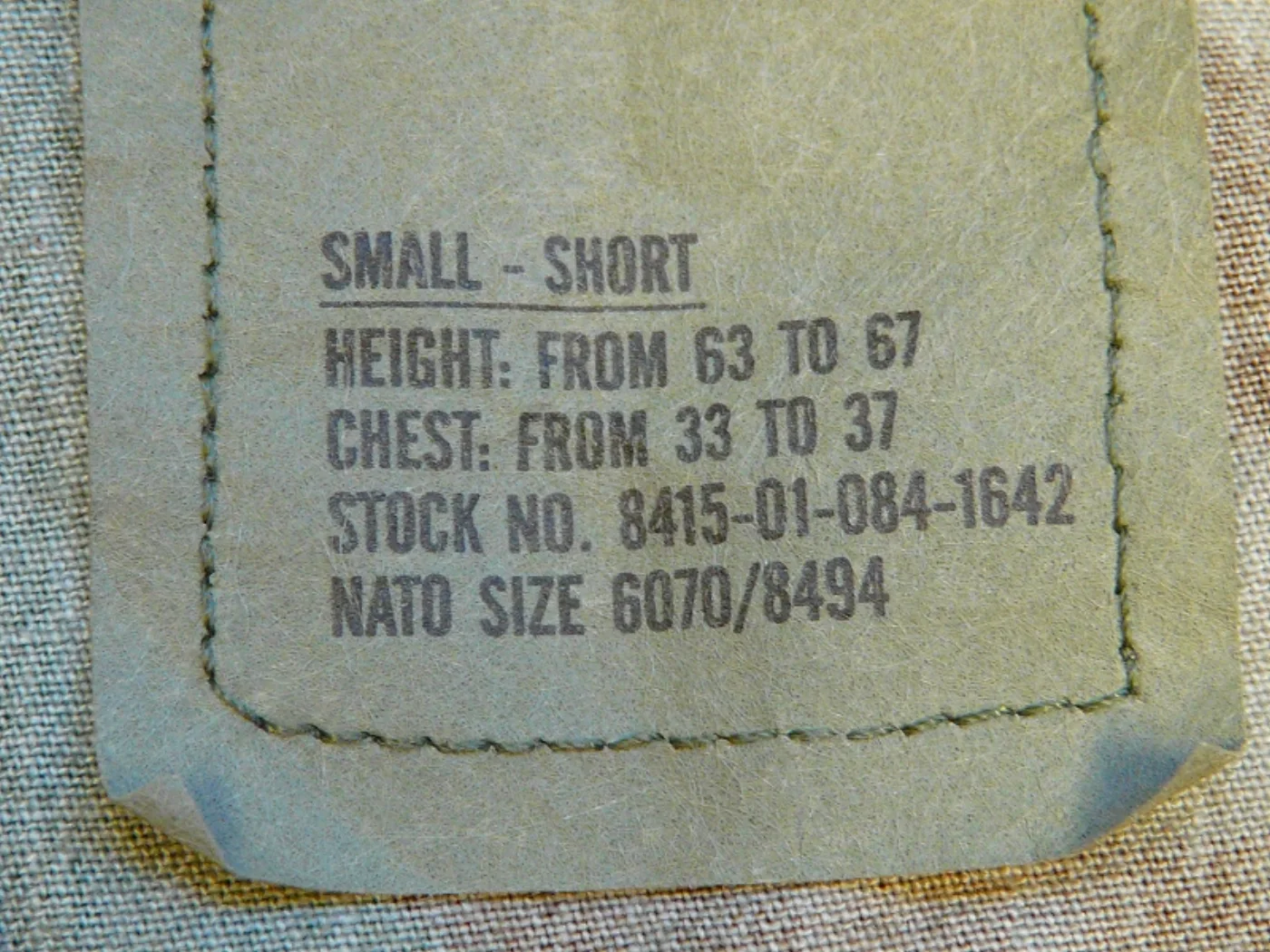 ミリタリーショップ 南国百貨店.COM|沖縄 BDU ジャケット ウッドランド Rip-Stop S-R [Z-1256 記録写真8